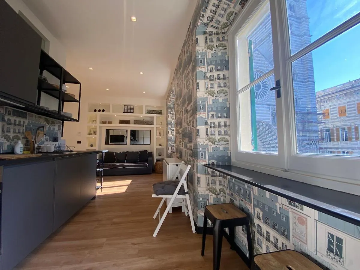 New Apartament In Front Of Genoa Cathedral Apartment